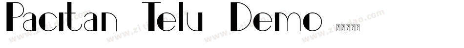 Pacitan Telu Demo字体转换
